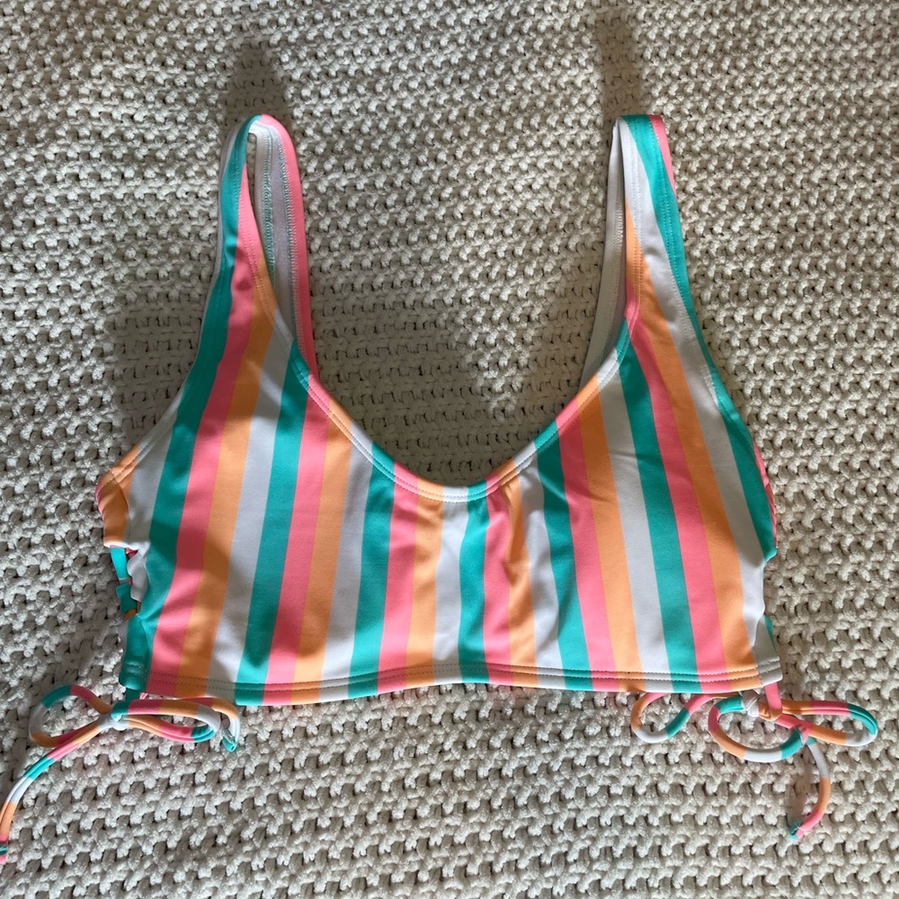 Striped Bikini Top